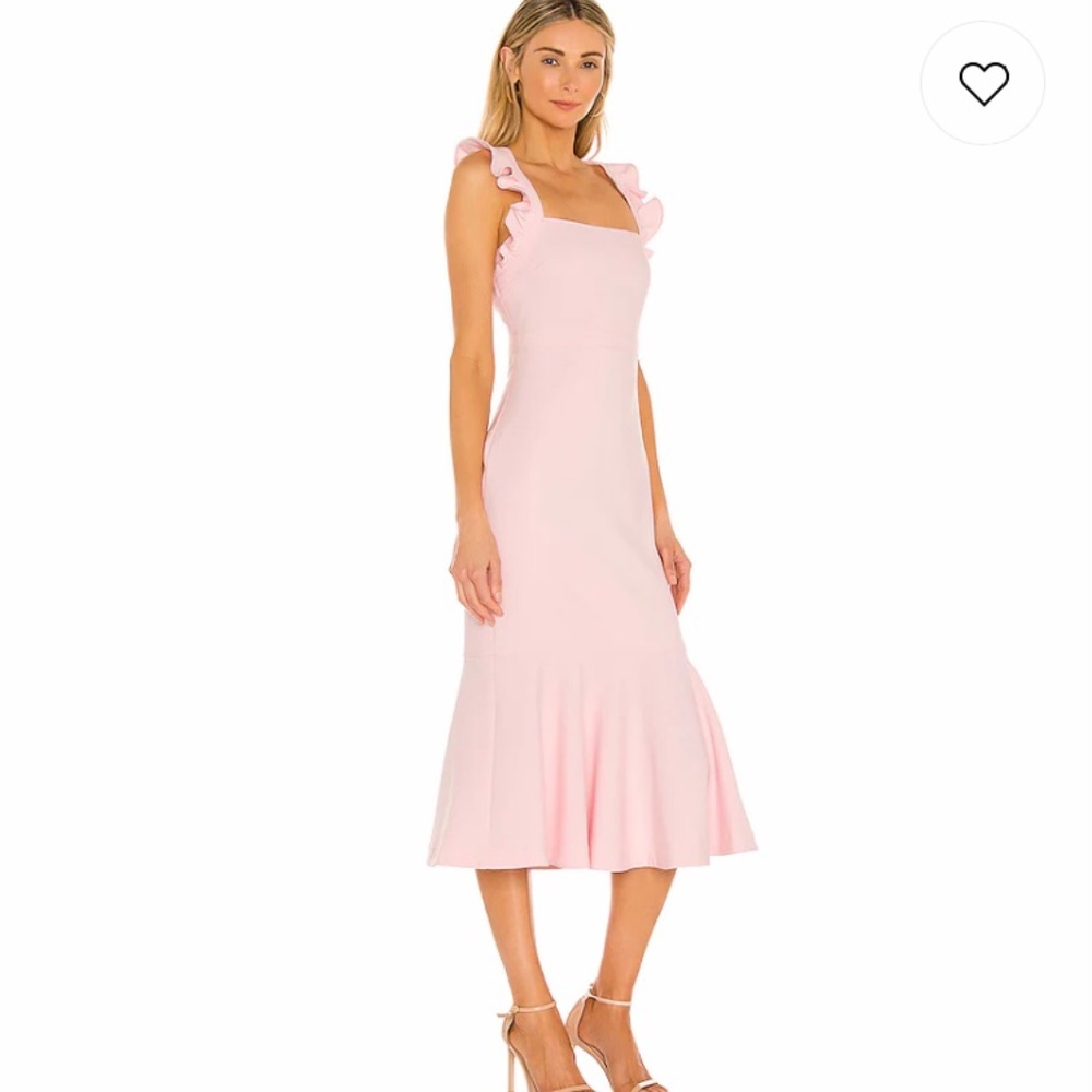 Likely Hara Pink Midi dress
